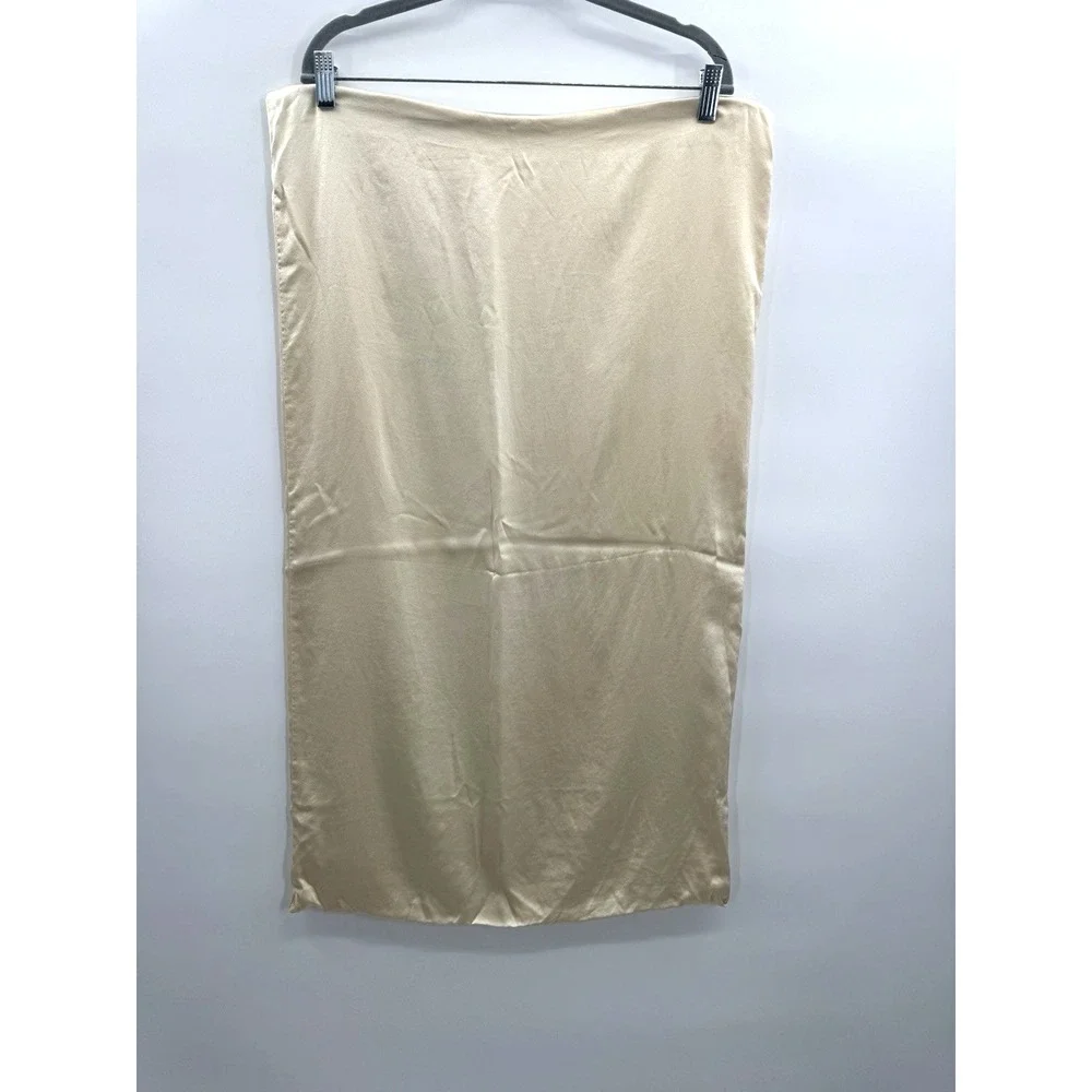 King Size Silk Pillow Case Ivory 100% Pure Silk Zip Closure Luxe Anti-Aging Skin